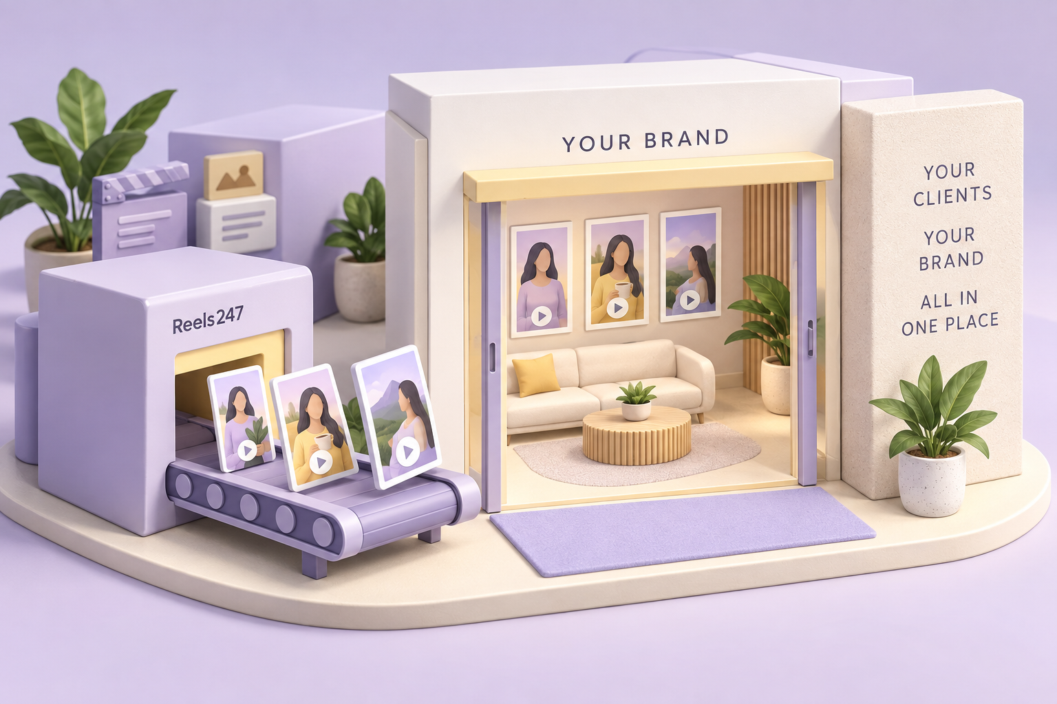 How Reels247 Handles White-Label Client Portals Without Another Subscription