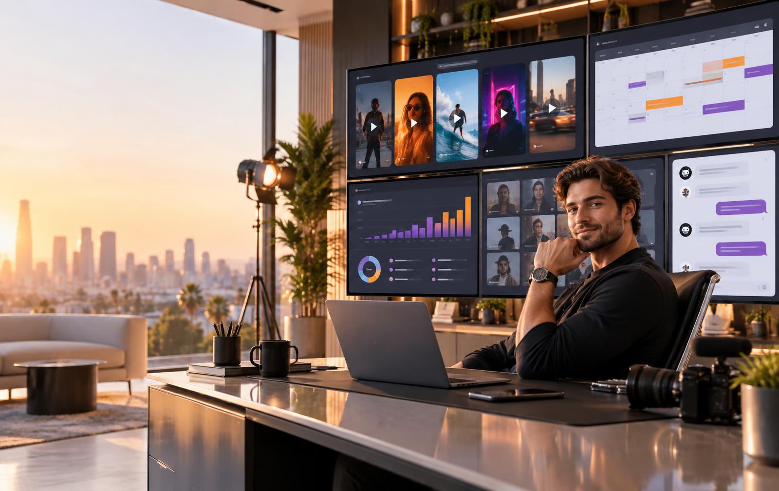 Modern video agency team operating at scale