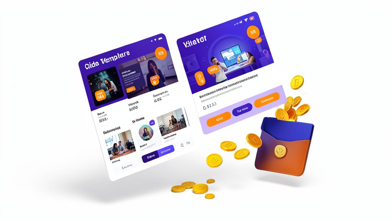 Marketplace of template listings with payouts