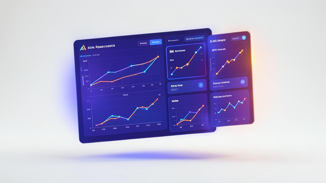 Niche intelligence dashboard with RPM and trend charts