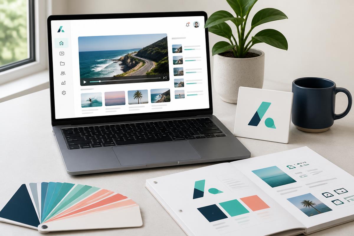 Agency dashboard with client workspaces and delivery status